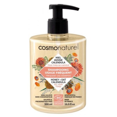 Usage fréquent : Miel/Calendula/Avoine Flacon 500 ml