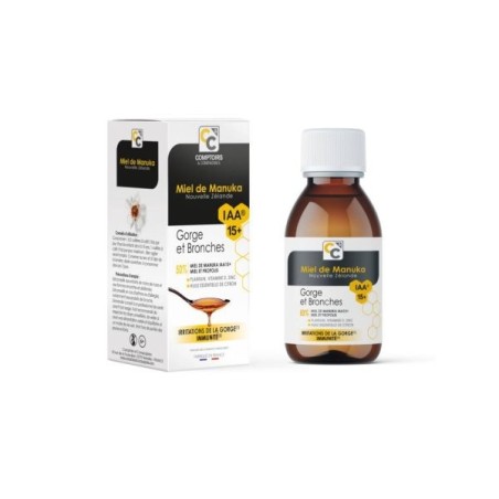 Sirop groge et bronches au miel de Manuka Solution buvable