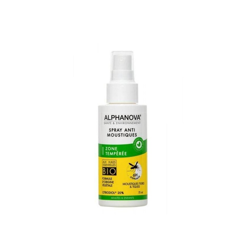 Anti-moustique zone Tempérée 75 ml
