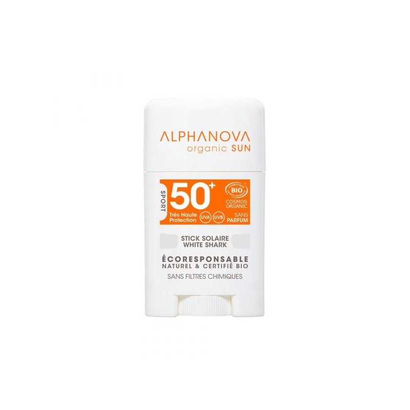 Stick solaire blanc SPF 50+ sans parfum 12 g