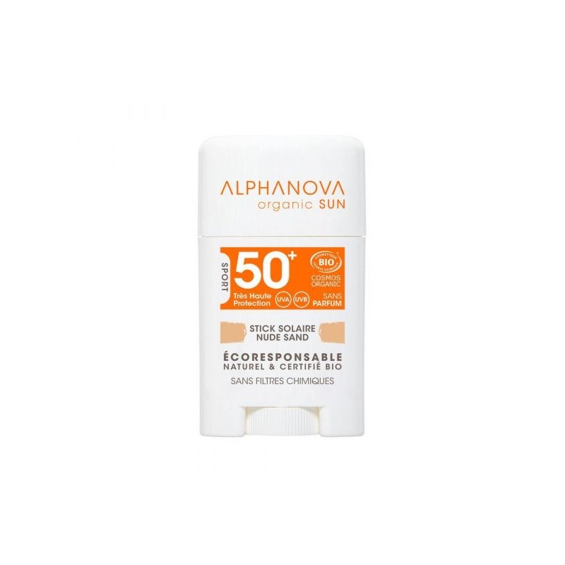 Stick solaire bleu SPF 50+ sans parfum 12 g
