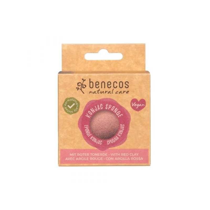 Eponge konjac Red clay