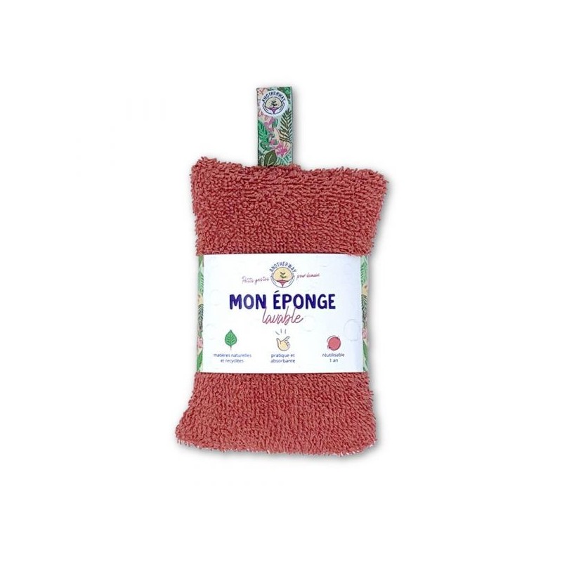 Eponge lavable écologique corail