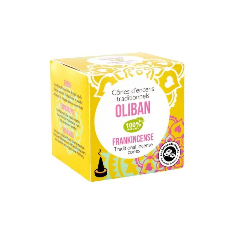 Oliban Confiance Boîte 15 cônes + porte-cônes