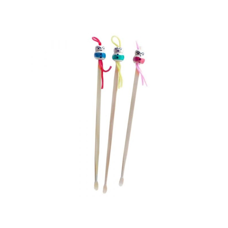 Mimikaki gratte-oreilles bambou 3 unités