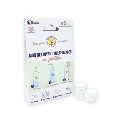 Pastilles multi-usages Senteur Pin Eucalyptus 5 pastilles