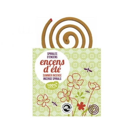 Spirales d'encens 10 spirales + 1 support métallique