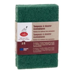 Tampons à récurer écologiques Lot de 4