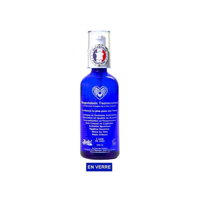 Huile de Magnésium transcutané Flacon pulvérisateur 100 ml