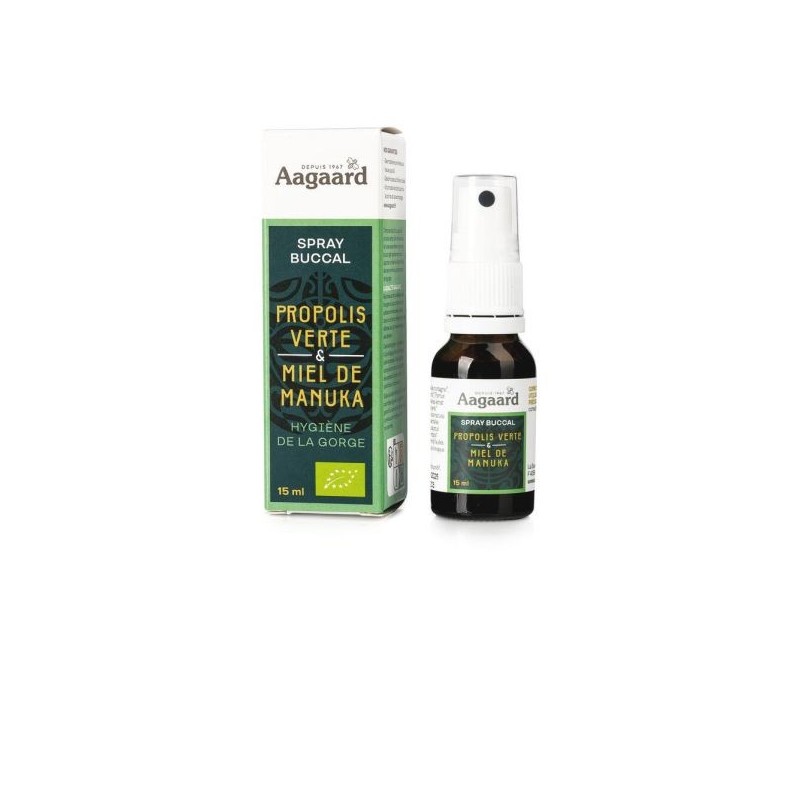 Spray buccal Propolis verte & Miel de Manuka 15 ml