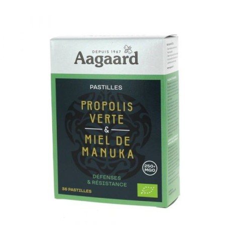 Pastilles Propolis verte & miel de Manuka Boîte 36 pastilles