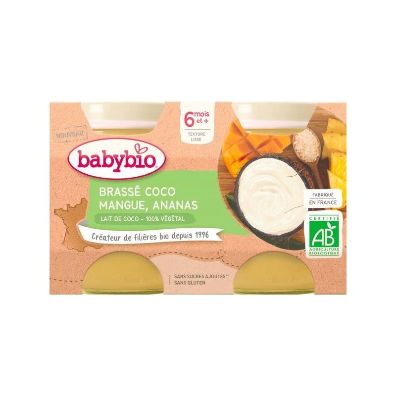 Brassé Végétal au Lait de Coco Mangue Ananas