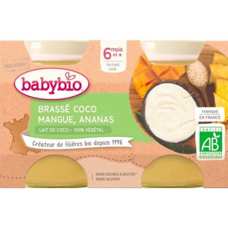 Brassé Végétal au Lait de Coco Mangue Ananas