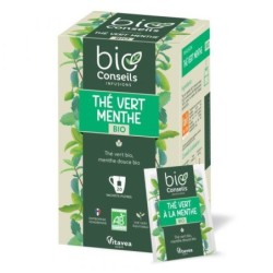 Infusion Thé vert menthe  & Equitable Boîte 20 sachets