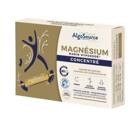 Magnésium Marin Concentré 20 ampoules de 10 ml