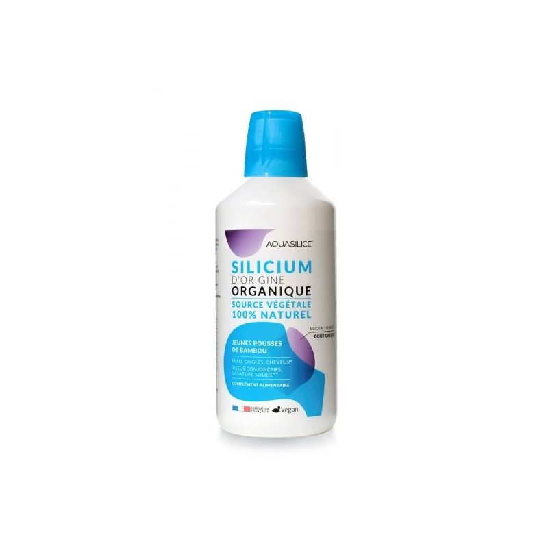 Silicium d'origine Organique Source Végétale Flacon 1 L