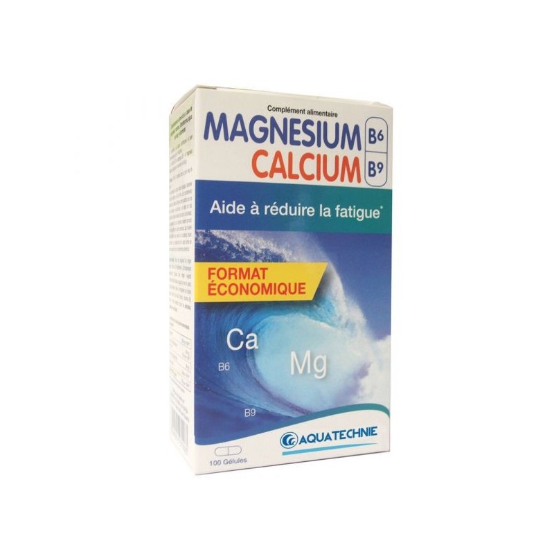 Magnesium Marin B6 + B9 + Calcium 100 gélules