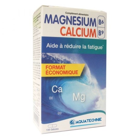 Magnesium Marin B6 + B9 + Calcium 100 gélules