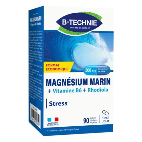 Magnésium Marin Stress Rhodiola 90 gélules
