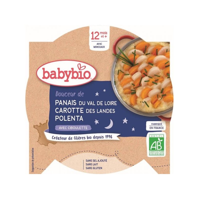 Bonne Nuit Panais Carotte & Polenta à la Ciboulette