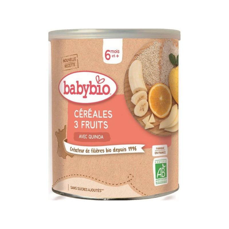 Céréales 3 Fruits avec Quinoa 220 g