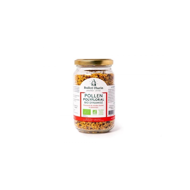 Pollen polyfloral dynamisé Pot 210 g