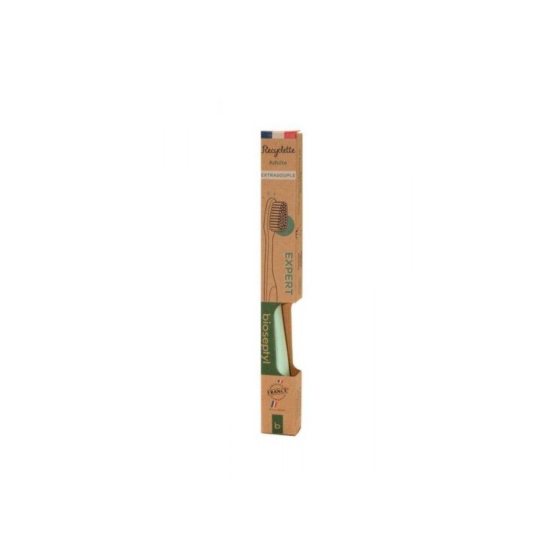 Brosse à dents Extra souple Vert d'eau