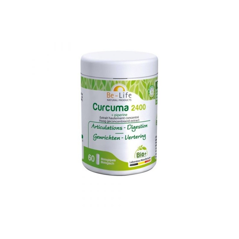 Curcuma 2400 + pipérine 60 gélules