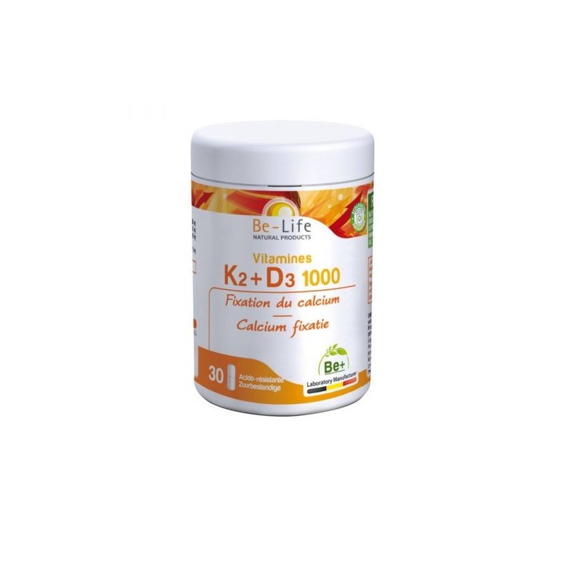 Vitamines K2 + D3 1000 30 gélules
