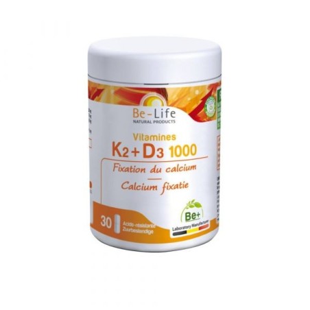 Vitamines K2 + D3 1000 30 gélules