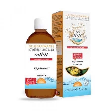 POE n°11 Hypericum Bon pour le moral - sommeil Flacon 200 ml