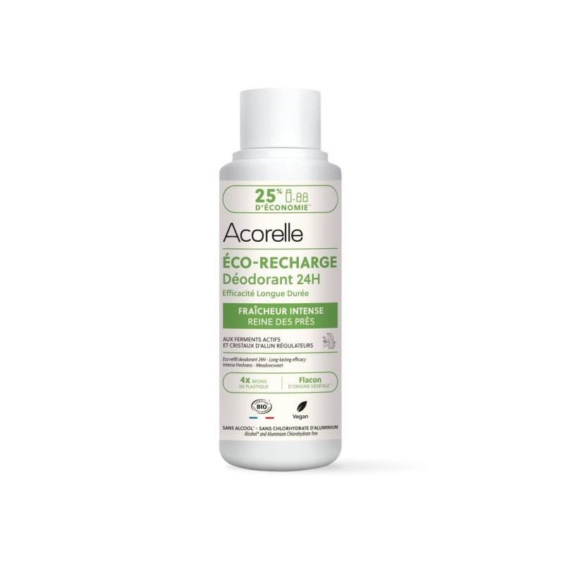 Recharge Déodorant roll-on 24h Fraîcheur intense