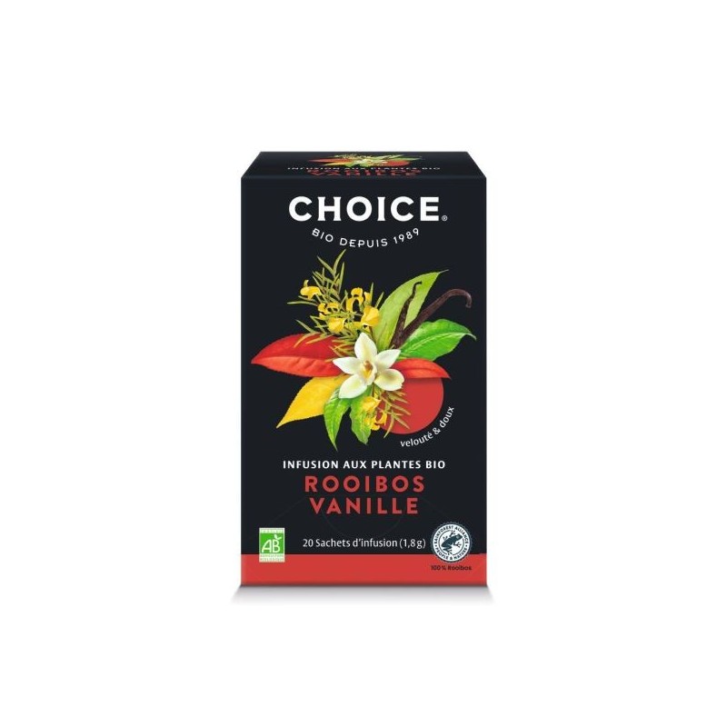 Infusion Rooïbos Vanille Boîte 20 sachets