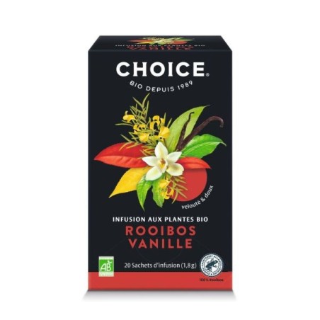 Infusion Rooïbos Vanille Boîte 20 sachets