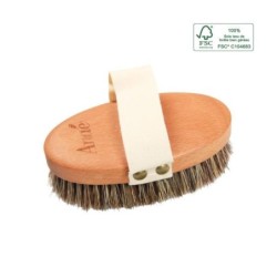 Brosse de massage corps Crin de cheval et fibres agave