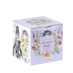 Thé blanc Pêche Coffret métal 24 sachets luxe