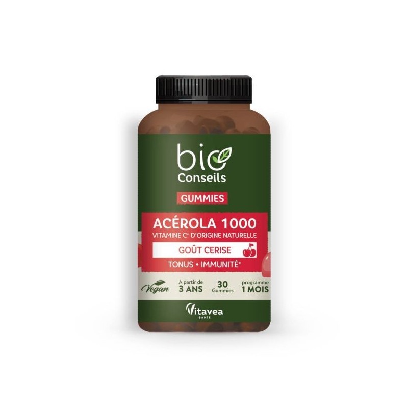 Acérola 1000  VEGAN 30 gummies