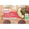 Banane Fraise Menthe Lot de 2 pots de 130 g