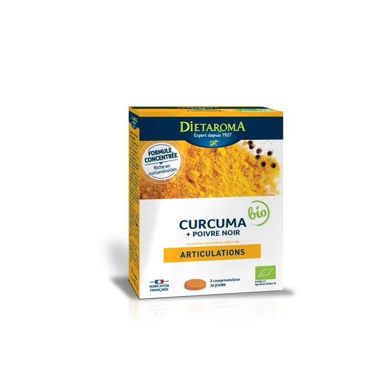 Curcuma 9000 & Poivre noir 60 comprimés