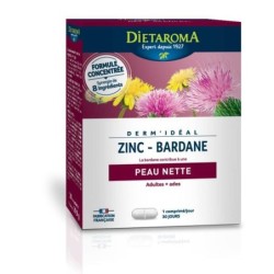 Dermidéal (Zinc - Bardane) 30 comprimés