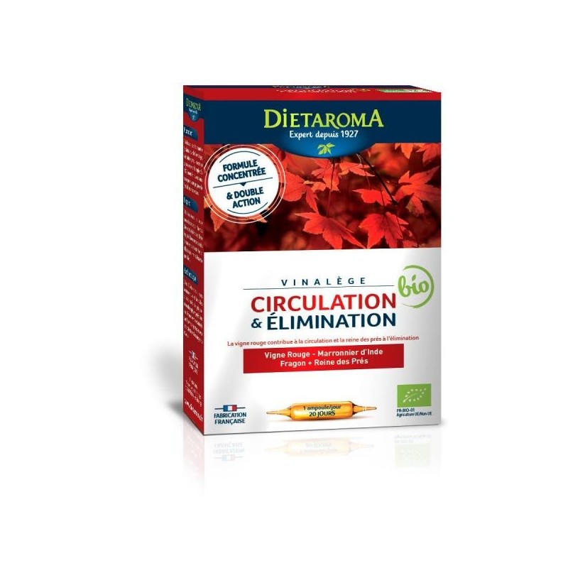 Vinalège Double Action ampoules 20 ampoules de 10 ml