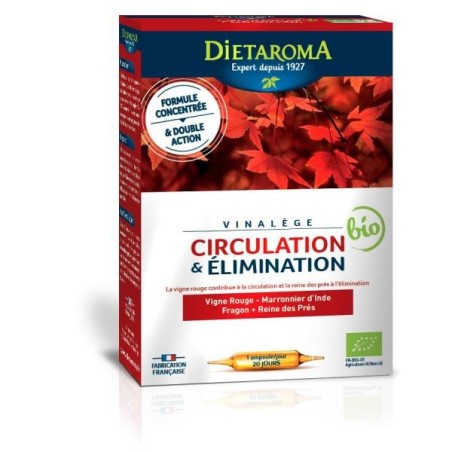 Vinalège Double Action ampoules 20 ampoules de 10 ml