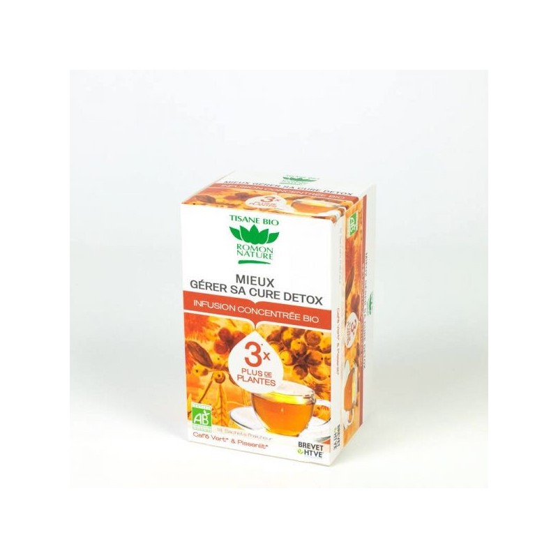 Mieux gérer sa cure détox Boîte  18 sachets