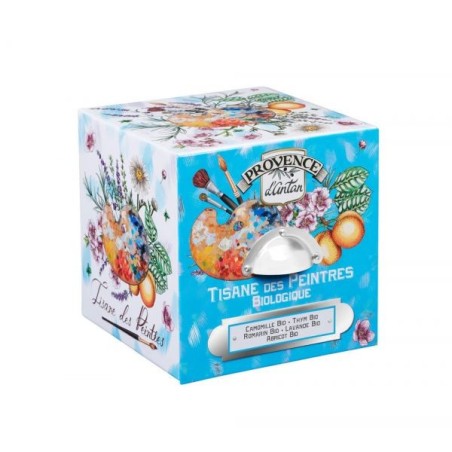 Tisane cube des Peintres Coffret métal 24 sachets
