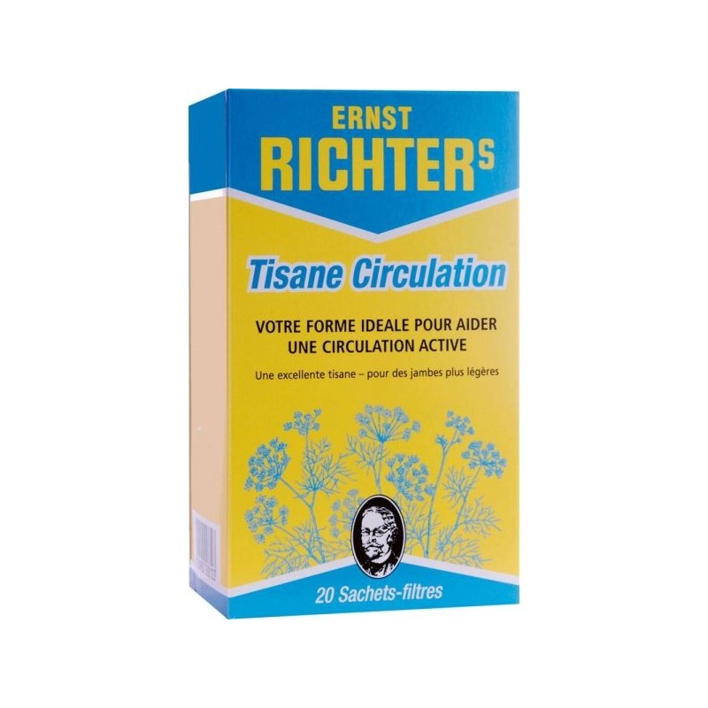 Tisane Ernst Richter's Circulation Boîte 20 sachets