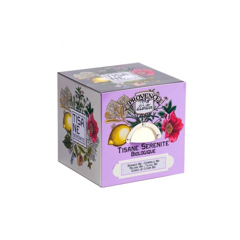 Tisane cube Sérénité Coffret métal 24 sachets