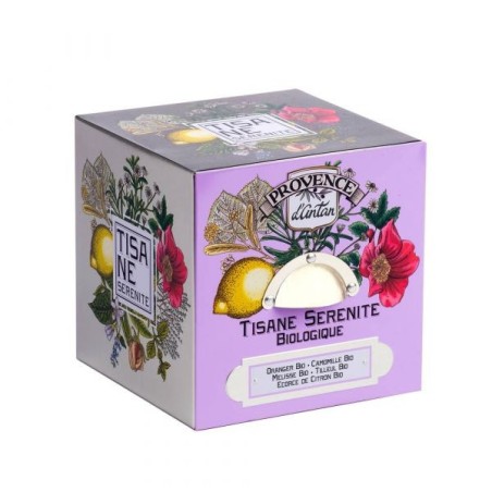 Tisane cube Sérénité Coffret métal 24 sachets
