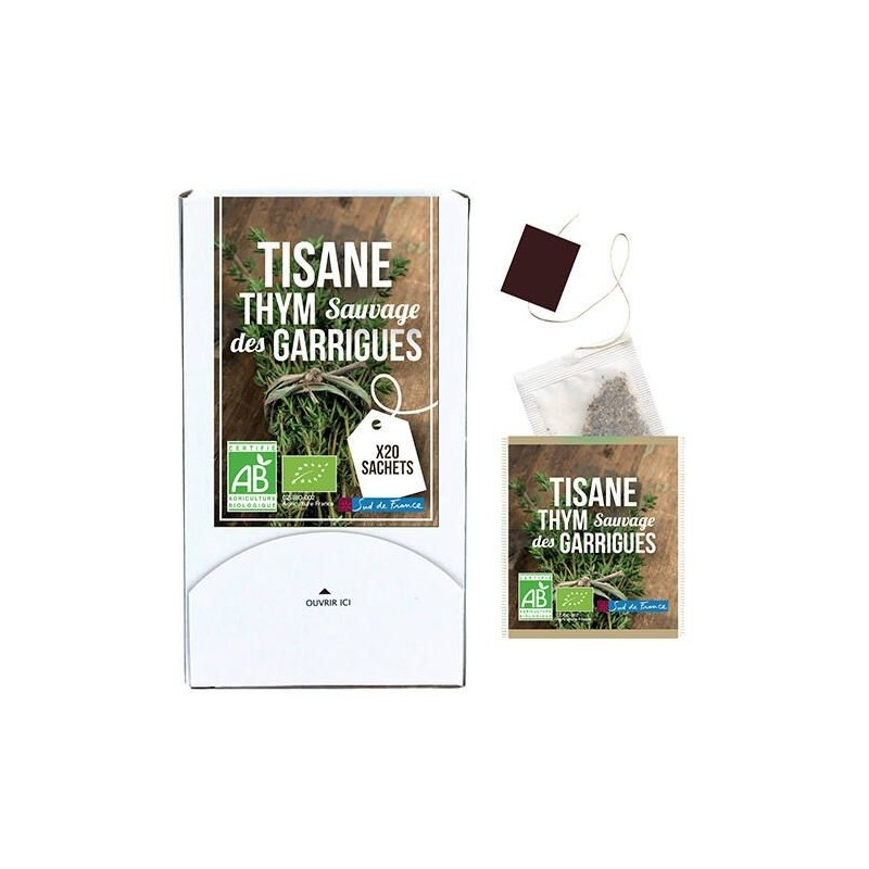 Tisane Thym des Garrigues Boîte 20 sachets