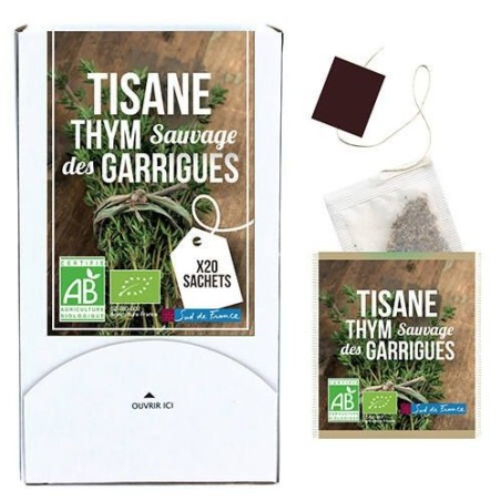 Tisane Thym des Garrigues Boîte 20 sachets
