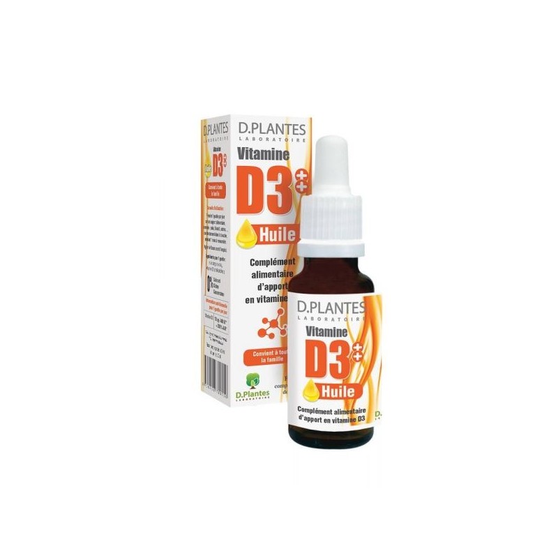 Vitamine D3 400 UI Huile Flacon 20 ml